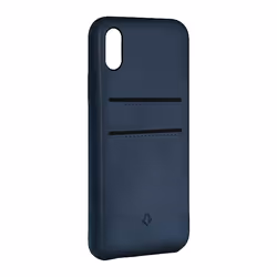 Twelve South RelaxedLeather, Étui avec portefeuille, Apple, iPhone X, 14,7 cm (5.8"), Indigo