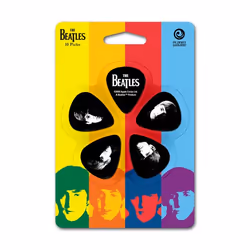 Planet Waves 1CBK4-10B2 médiator 10 pièce(s) Celluloïd Noir, Blanc