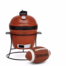 KAMADO JOE Jr, Grill, Chaudron, Rouge, Rond, Vitrocéramique, Acier inoxydable, 406 mm