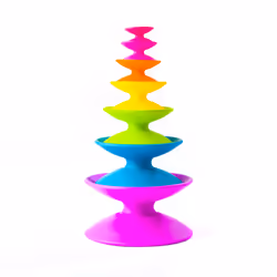 Fat Brain Toy Co. Spoolz, Multicolore