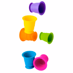 Fat Brain Toy Co. FA183-1 Tasse Couleurs assorties 6 pièce(s) - Vue supplémentaire 4