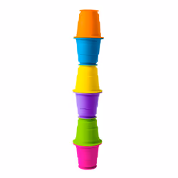 Fat Brain Toy Co. FA183-1 Tasse Couleurs assorties 6 pièce(s) - Vue supplémentaire 5