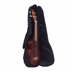 Kala UB-S, Étui souple, Noir, Noir, Fermeture à glissière, Monochromatique, Ukulélé