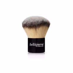 Bellapierre cosmetics Kabuki Brush, Pinceau fond de teint, Arrondi, Dense, Synthétique, Noir, Crème, 1 pièce(s)