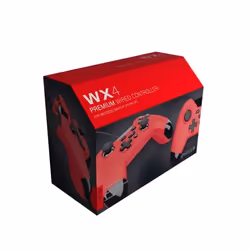 Gioteck - WX4 Manette Rouge filaire pour Nintendo Switch & Switch Pro Contrôleur Gamepad Joystick pour Nintendo Switch PS3 P ...