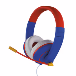 Gioteck XH100S, Avec fil, Jouer, 20 - 20000 Hz, Casque, Bleu, Rouge