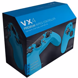 Gioteck VX4 Bleu USB Manette de jeu Analogique/Numérique PC, PlayStation 4