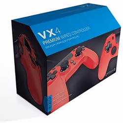 Gioteck VX4 Rouge USB Manette de jeu Analogique/Numérique PC, PlayStation 4