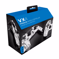 Gioteck VX4 Noir, Blanc USB Manette de jeu Analogique/Numérique PlayStation 4 - Vue supplémentaire 4