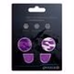 Gioteck - Protection Manette PS4 - Grip Antidérapant - (Mauve Blanc)