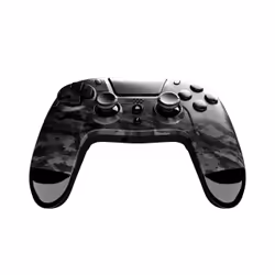 Gioteck VX4, Manette de jeu, PC, PlayStation 4, Touche Retour, Croix directionnelle, Sans fil, Camouflage, Batterie