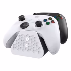 Gioteck DCSXBX-12-MU, Xbox One, Xbox Series S, Xbox Series X, Socle de chargement, Noir, Blanc, Avec fil, Microsoft, 1 pièce( ...