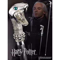Réplique canne et baguette de Lucius Malefoy