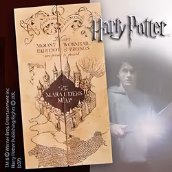 Carte du Maraudeur Harry Potter - Réplique 1/1 en papier parchemin - NOBLE COLLECTION