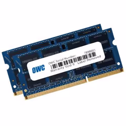 OWC OWC1867DDR3S08S, 8 Go, 2 x 4 Go, DDR3, 1867 MHz, 204-pin SO-DIMM, Noir, Bleu, Or