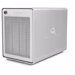 OWC Mercury Elite Pro Quad, 8 To, HDD, Série ATA III, 2.5/3.5", Tower, Argent