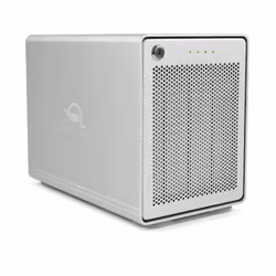 OWC Mercury Elite Pro Quad boîtier de disques 8 To Tower Argent