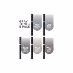 Chameleon Pack 5 couleurs – Tons de gris