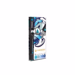 Chameleon Pack 5 couleurs – Tons de bleus, 5 pièce(s), Bleu, Indigo, Turquoise