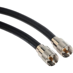 Câble coaxial - AMPHENOL - RG213 - UHF PL-259 mâle - 152 m - 50 Ohm - Noir