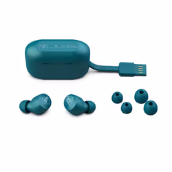 JLab GO Air POP True Wireless Écouteurs TWS Ecouteurs Appels/Musique Bluetooth Bleu - Vue supplémentaire 4