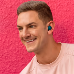 JLab GO Air POP True Wireless Écouteurs TWS Ecouteurs Appels/Musique Bluetooth Bleu - Vue supplémentaire 7