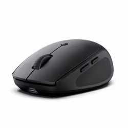 JLab Go Recharge, Ambidextre, Bluetooth + USB Type-A, 1600 DPI, Noir