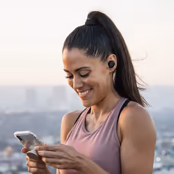 JLab IEUEBJBUDSAIRRWHT82 écouteur/casque Écouteurs TWS Ecouteurs Musique Bluetooth Blanc - Vue supplémentaire 7