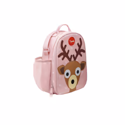 3 Sprouts SP3ILUDEE gamelle Sac repas Cuir bycast, Polyester, Poly-acétate de vinyle (PEVA) Rose