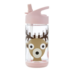 3 Sprouts SP3IWBDEE gourde Utilisation quotidienne 350 ml Polypropylène (PP), Silicone, Caoutchouc thermoplastique (TPR) Rose, Transparent
