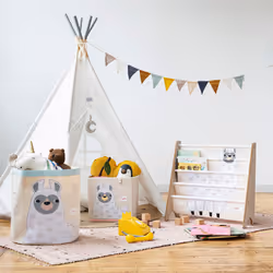 3 Sprouts SP3IBNLLM rangement de jouets Boîte de rangement de jouets Autonome Blanc