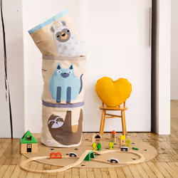 3 Sprouts SP3IBNLLM rangement de jouets Boîte de rangement de jouets Autonome Blanc - Vue supplémentaire 4