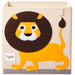3 Sprouts IBXLIO, Boîte de rangement de jouets, Jaune, Autonome, Image, Carré, Polyester