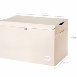 3 Sprouts SP3ITCLLM rangement de jouets Boîte de rangement de jouets Autonome Blanc - Vue supplémentaire 5