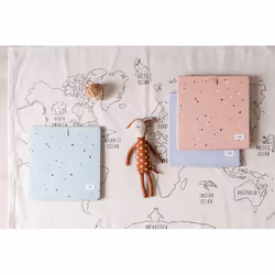 3 Sprouts 812895002355 Boîte de rangement Carré Polyester Rose