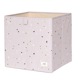 3 Sprouts 812895002379 Boîte de rangement Carré Polyester Gris clair