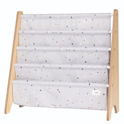 3 Sprouts terrazzo 4 étagères Gris clair Bibliothèque à compartiments