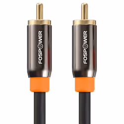 FosPower FOSCBL-2193, RCA, Mâle, RCA, Mâle, 0,9 m, Noir