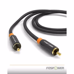 FosPower FOSCBL-2194 câble audio 1,8 m RCA Noir
