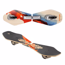 StreetSurfing Rider - Abstrakt, Caster board, Multicolore, Image, 100 kg, Noir, 863 mm