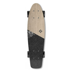 StreetSurfing Wood Beach Board Dimension Skateboard (classique) Erable Noir, Gris, Bois