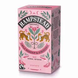 Hampstead Tea 813427000429, Infusion de plantes, Hibiscus, Cynorrhodon, Boîte en papier, 20 pièce(s)