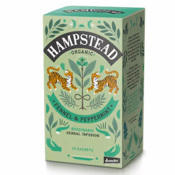 Hampstead Tea 813427000443, Infusion de plantes, Fenouil, Menthe, Boîte en papier, 20 pièce(s)