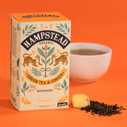 Hampstead Tea Grüntee Ingwer demeter Thé vert