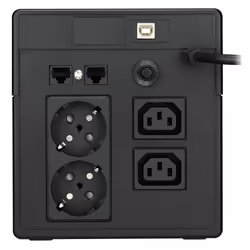 Vertiv Liebert Scellées au plomb-acide (SLA) - 1 Minute(s) Stand-by Time - 230 V AC Entrée - 230 V AC Sortie - 2 x Schuko, 2 x IEC 60320 C13