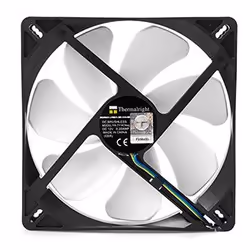 Thermalright TY-147A SQ système de refroidissement d'ordinateur Boitier PC Ventilateur 14 cm Noir, Blanc - Vue supplémentaire 4