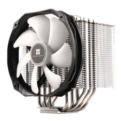 Thermalright ARO-M14G système de refroidissement d’ordinateur Processeur Refroidisseur 14 cm Aluminium, Noir, Blanc