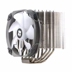 Thermalright HR-02 Plus, Dissipateur thermique/Radiateur, 14 cm, 1500 tr/min, Argent, Blanc