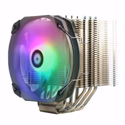Thermalright HR-02 Plus Processeur Dissipateur thermique/Radiateur 14 cm Argent, Blanc 1 pièce(s)