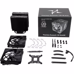 Thermalright Peerless Assassin 120 Refroidisseur d'air processeur 2 ventilateurs Noir - Vue supplémentaire 9